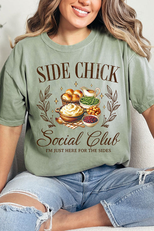 Side Chick Social Club Comfort Colors Adult Ring-Spun Cotton Tee