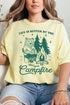 Beary Better By The Campfire Comfort Colors Adult Ring-Spun Cotton Tee