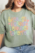 Because He Lives Comfort Colors Adult Ring-Spun Cotton Tee