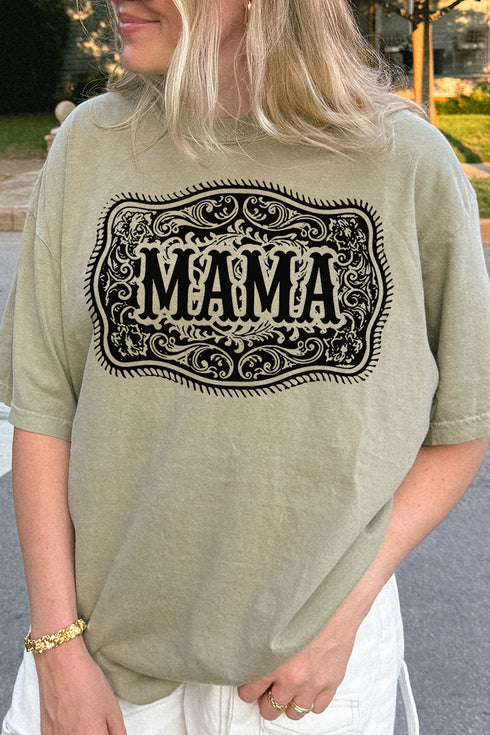 Belt Buckle Mama Comfort Colors Adult Ring-Spun Cotton Tee