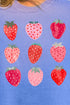 Berry Best Strawberries Comfort Colors Adult Ring-Spun Cotton Tee