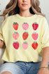 Berry Best Strawberries Comfort Colors Adult Ring-Spun Cotton Tee
