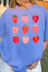 Berry Best Strawberries Comfort Colors Adult Ring-Spun Cotton Tee