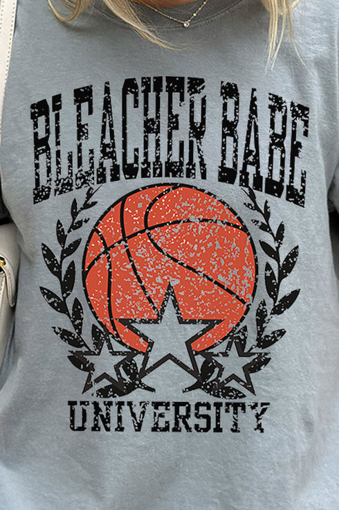 Bleacher Babe University Comfort Colors Adult Ring-Spun Cotton Tee