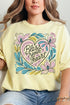 Blooming Bless Your Heart Comfort Colors Adult Ring-Spun Cotton Tee