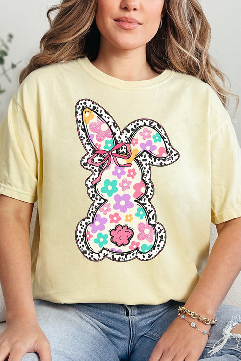 Blooming Bunny Comfort Colors Adult Ring-Spun Cotton Tee