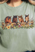 Blooming Hooves Comfort Colors Adult Ring-Spun Cotton Tee
