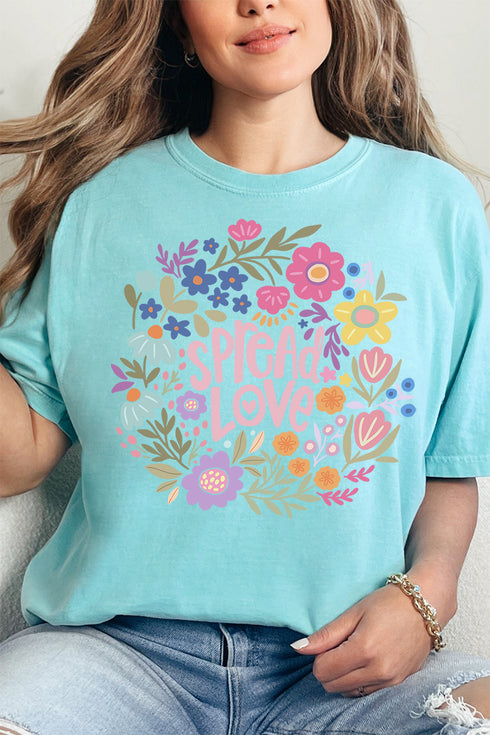 Blooming Love Comfort Colors Adult Ring-Spun Cotton Tee