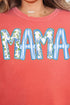 Blue Blossom Mama Comfort Colors Adult Ring-Spun Cotton Tee