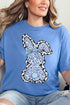Blue Bunny Chinoiserie Comfort Colors Adult Ring-Spun Cotton Tee