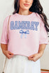 Blue Gingham Gameday Comfort Colors Adult Ring-Spun Cotton Tee