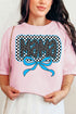 Blue Leopard Luxe Mama Comfort Colors Adult Ring-Spun Cotton Tee
