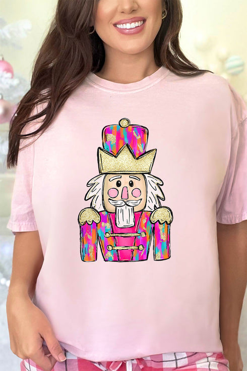 Brushed Colorful Nutcracker Comfort Colors Adult Ring-Spun Cotton Tee