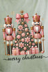 Blush Nutcracker Merry Christmas Comfort Colors Adult Ring-Spun Cotton Tee