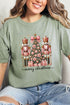 Blush Nutcracker Merry Christmas Comfort Colors Adult Ring-Spun Cotton Tee