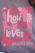 Boho Cross How He Loves Us Comfort Colors Adult Ring-Spun Cotton Tee