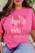 Boho Cross How He Loves Us Comfort Colors Adult Ring-Spun Cotton Tee
