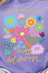 Boho Let Kindness Bloom Comfort Colors Adult Ring-Spun Cotton Tee
