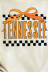 Bow Tennessee Check Comfort Colors Adult Ring-Spun Cotton Tee