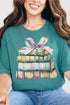Bows And Books Comfort Colors Adult Ring-Spun Cotton Tee