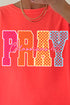 Bright & Bold Pray Comfort Colors Adult Ring-Spun Cotton Tee