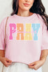 Bright & Bold Pray Comfort Colors Adult Ring-Spun Cotton Tee