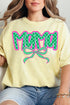 Bright Checkered Mama Comfort Colors Adult Ring-Spun Cotton Tee