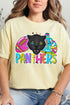 Bright Panthers Colorful Comfort Colors Adult Ring-Spun Cotton Tee