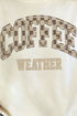 Brown Checkered Coffee Weather Comfort Colors Adult Ring-Spun Cotton Tee