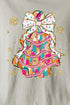 Brushed Colorful Christmas Tree Cake Comfort Colors Adult Ring-Spun Cotton Tee