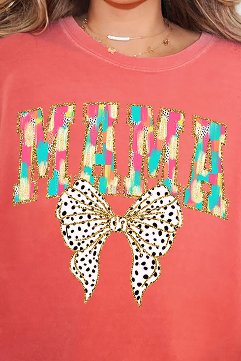 Brushed Colorful Mama Comfort Colors Adult Ring-Spun Cotton Tee
