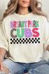 Bryant Park Cubs Checkered School & Mascot Comfort Colors Adult Ring-Spun Cotton Tee