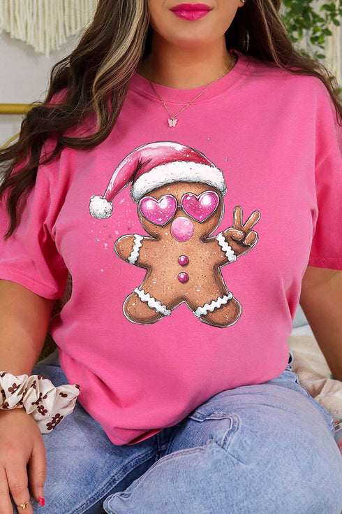Bubblegum Gingerbread Comfort Colors Adult Ring-Spun Cotton Tee