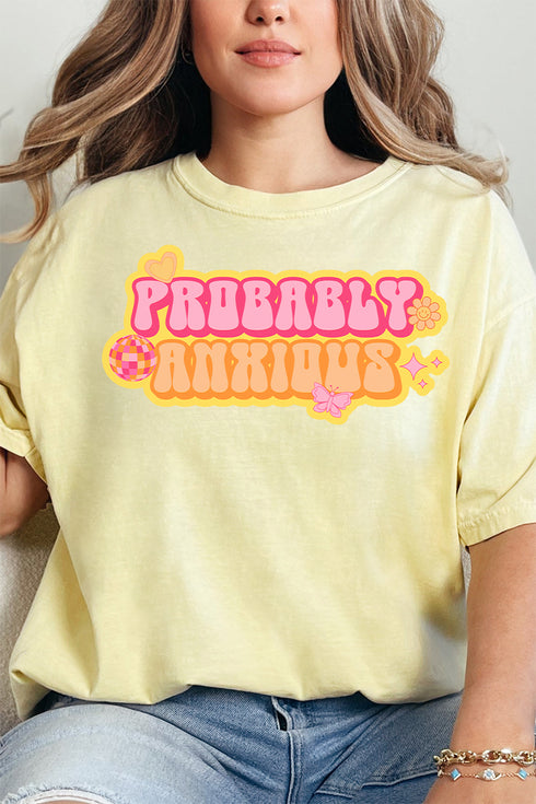 Bubble Probably Anxious Comfort Colors Adult Ring-Spun Cotton Tee