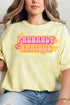 Bubble Probably Anxious Comfort Colors Adult Ring-Spun Cotton Tee