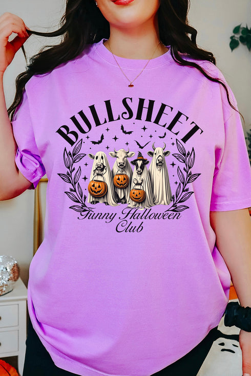 Bull Sheet Halloween Club Comfort Colors Adult Ring-Spun Cotton Tee
