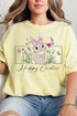 Bunny Girl Happy Easter Comfort Colors Adult Ring-Spun Cotton Tee
