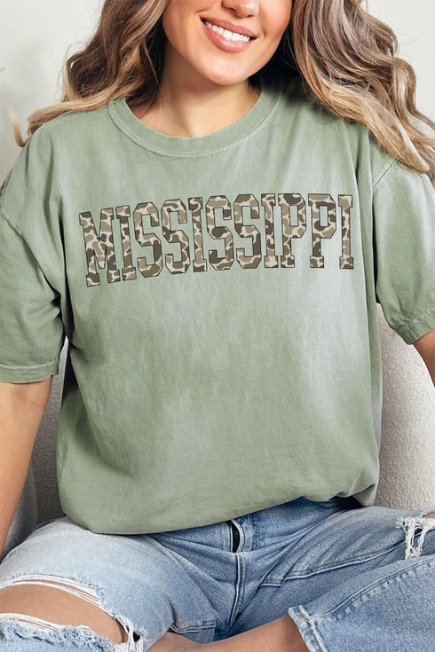 Camo Mississippi Comfort Colors Adult Ring-Spun Cotton Tee