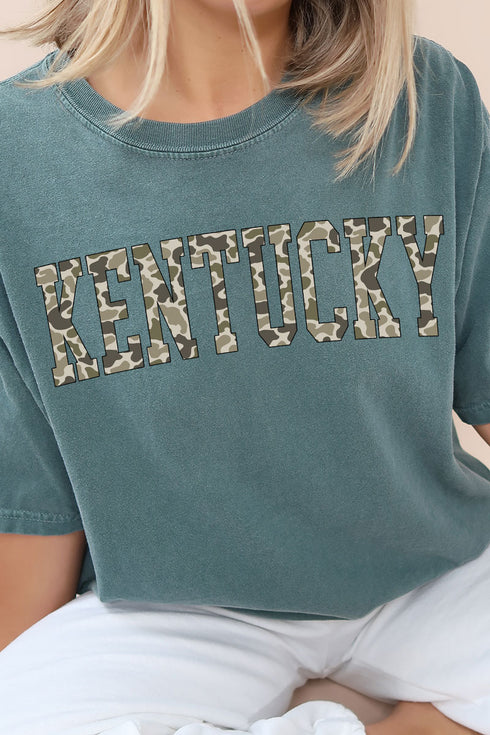 Camo Kentucky Comfort Colors Adult Ring-Spun Cotton Tee