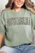 Camo South Carolina Comfort Colors Adult Ring-Spun Cotton Tee