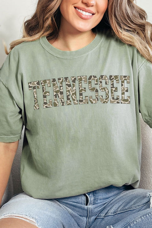 Camo Tennessee Comfort Colors Adult Ring-Spun Cotton Tee