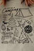 Camping Collage Comfort Colors Adult Ring-Spun Cotton Tee