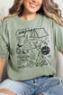Camping Collage Comfort Colors Adult Ring-Spun Cotton Tee