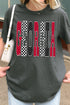 Checkered & Cheetah Georgia Comfort Colors Adult Ring-Spun Cotton Tee