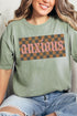 Checkered Anxious Comfort Colors Adult Ring-Spun Cotton Tee