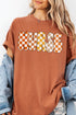 Checkered Autumn Nurse Comfort Colors Adult Ring-Spun Cotton Tee