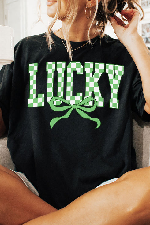 Checkered Charm Comfort Colors Adult Ring-Spun Cotton Tee