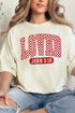 Checkered Loved Comfort Colors Adult Ring-Spun Cotton Tee