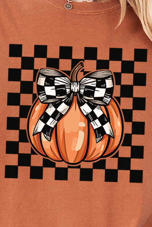 Check It Out Coquette Pumpkin Comfort Colors Adult Ring-Spun Cotton Tee