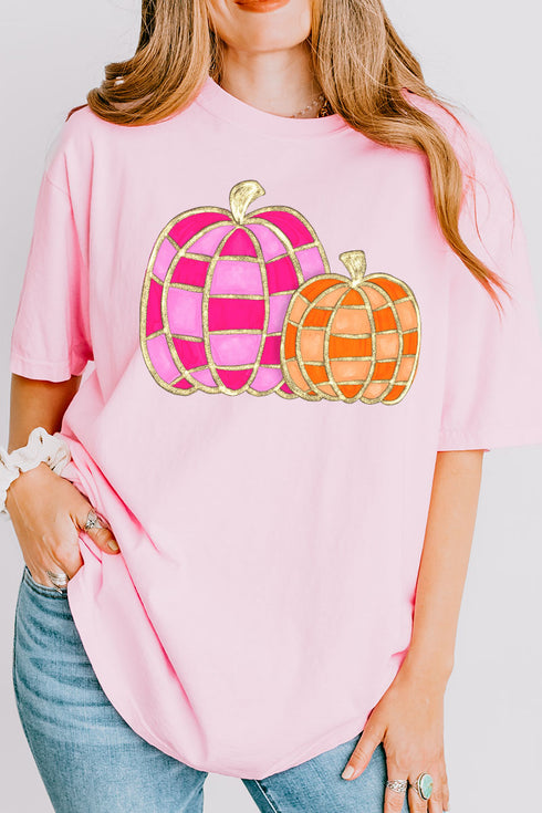Check Us Out Pumpkins Comfort Colors Adult Ring-Spun Cotton Tee